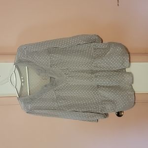 Daniel Rainn XL Sheer grey top